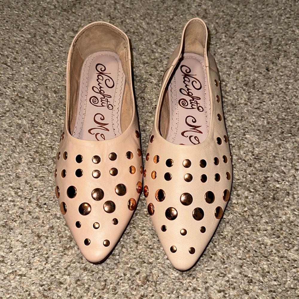 Naughty Monkey Hariette Flats in Blush